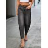 image:imageDokotoo Casual Jeans for Women Loose Baggy Wide Leg Jeans Woman High Waisted Stretchy Denim Pants with PocketsGrey