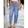 image:imageDokotoo Casual Jeans for Women Loose Baggy Wide Leg Jeans Woman High Waisted Stretchy Denim Pants with PocketsSky Blue