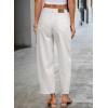 image:imageDokotoo Casual Jeans for Women Loose Baggy Wide Leg Jeans Woman High Waisted Stretchy Denim Pants with PocketsWhite