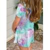 image:imageDokotoo Girls Summer Cute TShirt and Shorts Set with Side PocketsB Purple 2