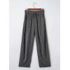 image:imageDokotoo Womens Striped Barrel Casual Pants High Waisted 2026 Elastic Drawstring TrousersBlack Stripe