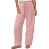image:imageDokotoo Womens Striped Barrel Casual Pants High Waisted 2026 Elastic Drawstring TrousersPink Stripe