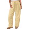 image:imageDokotoo Womens Striped Barrel Casual Pants High Waisted 2026 Elastic Drawstring TrousersYellow Stripe