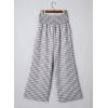 image:imageDokotoo Womens Striped Gingham Pants 2026 Casual Pants Cute Comfy Bottoms with Pockets Plaid OutfitsMedium Grey
