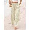 image:imageDokotoo Womens Striped Gingham Pants 2026 Casual Pants Cute Comfy Bottoms with Pockets Plaid OutfitsSage Green