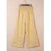 image:imageDokotoo Womens Striped Gingham Pants 2026 Casual Pants Cute Comfy Bottoms with Pockets Plaid OutfitsYellow