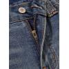 image:imageDokotoo Womens Wide Leg Baggy Flare Jeans High Waisted Stretch Casual Denim Pants with PocketsBlue Sapphire
