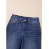 image:imageDokotoo Womens Wide Leg Baggy Flare Jeans High Waisted Stretch Casual Denim Pants with PocketsDark Blue