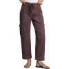 image:imageDokotoo Jeans for Women Casual High Waisted Straight Wide Leg Pants Loose Cargo Denim Pants with PocketsDark Brown