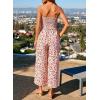 image:imageDokotoo Jumpsuits for Women 2025 Summer Floral Rompers Overalls with PocketsRedfloral