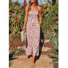 image:imageDokotoo Jumpsuits for Women 2025 Summer Floral Rompers Overalls with PocketsRedfloral