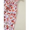 image:imageDokotoo Jumpsuits for Women 2025 Summer Floral Rompers Overalls with PocketsRedfloral