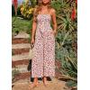 image:imageDokotoo Jumpsuits for Women 2025 Summer Floral Rompers Overalls with PocketsRedfloral
