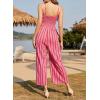 image:imageDokotoo Jumpsuits for Women 2025 Summer Floral Rompers Overalls with PocketsRosestriped