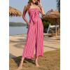 image:imageDokotoo Jumpsuits for Women 2025 Summer Floral Rompers Overalls with PocketsRosestriped