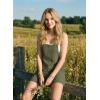 image:imageDokotoo Womens Casual Rompers Loose Overalls One Piece Sleeveless Wide Leg Short Pant Jumpsuits With PocketsFour Leaf Clover