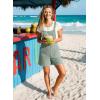 image:imageDokotoo Womens Casual Rompers Loose Overalls One Piece Sleeveless Wide Leg Short Pant Jumpsuits With PocketsHaze Blue