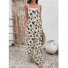 image:imageDokotoo Womens Oversized Summer Boho Casual Jumpsuits 2026 Fashion Boho Wide Leg Loose Fit Pants Sleeveless Ladies Jumpsuits Long Pant Printed Causal Rompers Overalls With Pockets Apricot XXLarge