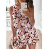 image:imageDokotoo Womens Summer Jumpsuits 2026 Casual Ruffle Chiffon Sleeveless RompersPink Floral