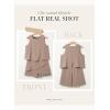 image:imageDokotoo Womens Summer Jumpsuits 2026 Casual Ruffle Chiffon Sleeveless RompersRuffle Khaki