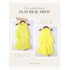 image:imageDokotoo Womens Summer Jumpsuits 2026 Casual Ruffle Chiffon Sleeveless RompersRuffle Yellow 01