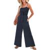 image:imageDokotoo Jumpsuits for Women 2025 Summer Floral Rompers Overalls with PocketsBlackstar