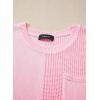 image:imageDokotoo Asymmetrical Summer Knit Tops for Women Sleeveless Crewneck T Shirts Casual Lightweight Blouses ShirtsLight Pink
