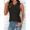 image:imageDokotoo Sleeveless Sweater Tops for Women 2026 Crochet Tank Top Summer Clothes Beach Vacation Outfits Resort WearBlack