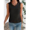 image:imageDokotoo Sleeveless Sweater Tops for Women 2026 Crochet Tank Top Summer Clothes Beach Vacation Outfits Resort WearBlack
