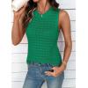 image:imageDokotoo Sleeveless Sweater Tops for Women 2026 Crochet Tank Top Summer Clothes Beach Vacation Outfits Resort WearGreen