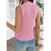 image:imageDokotoo Sleeveless Sweater Tops for Women 2026 Crochet Tank Top Summer Clothes Beach Vacation Outfits Resort WearPink