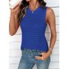 image:imageDokotoo Sleeveless Sweater Tops for Women 2026 Crochet Tank Top Summer Clothes Beach Vacation Outfits Resort WearRoyal Blue