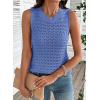 image:imageDokotoo Sleeveless Sweater Tops for Women 2026 Crochet Tank Top Summer Clothes Beach Vacation Outfits Resort WearSky Blue