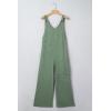image:imageDokotoo Womens Baggy Overalls 2026 Wide Leg Jumpsuits Floral Pants Casual Loose Sleeveless Rompers with PocketsGreen