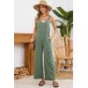 image:imageDokotoo Womens Baggy Overalls 2026 Wide Leg Jumpsuits Floral Pants Casual Loose Sleeveless Rompers with PocketsGreen
