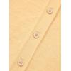 image:imageDokotoo Womens Summer Casual Puff Short Sleeve Cardigan Sweaters Lightweight Soft Crewneck Button Down Knit Sweater TopsApricot
