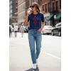 image:imageDokotoo Womens Summer Short Sleeve Sweater Pullover Knit Top Beach Vacation ClothesNavy Blue