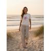image:imageDokotoo Womens Summer Short Sleeve Sweater Pullover Knit Top Beach Vacation ClothesWhite