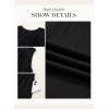 image:imageDokotoo Womens Summer Sleeveless Maxi Dress 2026 Casual Crewneck Twist Knot Stretch a Line Dress with PocketBlack