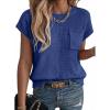 image:imageDokotoo Asymmetrical Summer Knit Tops for Women Sleeveless Crewneck T Shirts Casual Lightweight Blouses ShirtsNavy