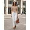 image:imageDokotoo Women Short Sleeve Polo Sweater V Neck Knitted Tops Casual Ribbed Shirt Loose Pullover SweaterCamel