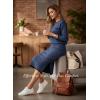 image:imageDokotoo 2 Piece Sets for Women Sweater Dress Knit Travel Outfits Winter Dresses Skirt SetBlue