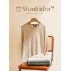 image:imageDokotoo Sweaters for Women Long Sleeve Wool Blend Crewneck Diamond Hollow Out Lightweight Soft Fall Pullover Sweater TopsBlackish Green