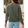 image:imageDokotoo Winter Cardigan Sweaters for Women 2025 Long Sleeve Open Front Button Down JacketMoss Green
