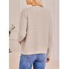 image:imageDokotoo Winter Cardigan Sweaters for Women 2025 Long Sleeve Open Front Button Down JacketSmoke Gray