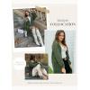 image:imageDokotoo Womens 2026 Fashion Casual Open Front Long Sleeve Chunky Cable Knit Cardigans Sweaters Outerwear Coats with PocketsGreen