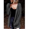 image:imageDokotoo Womens 2026 Fashion Casual Open Front Long Sleeve Chunky Cable Knit Cardigans Sweaters Outerwear Coats with PocketsMist Green