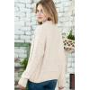 image:imageDokotoo Womens 2026 Fashion Casual Open Front Long Sleeve Chunky Knit Cardigans Sweaters Outerwear CoatsApricot