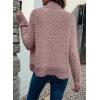 image:imageDokotoo Womens 2026 Fashion Casual Open Front Long Sleeve Chunky Knit Cardigans Sweaters Outerwear CoatsApricot Powder