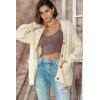 image:imageDokotoo Womens 2026 Fashion Casual Open Front Long Sleeve Chunky Knit Cardigans Sweaters Outerwear CoatsBeige